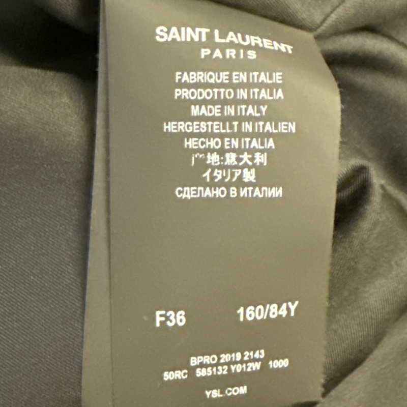 Saint Laurent Black Mini Dress