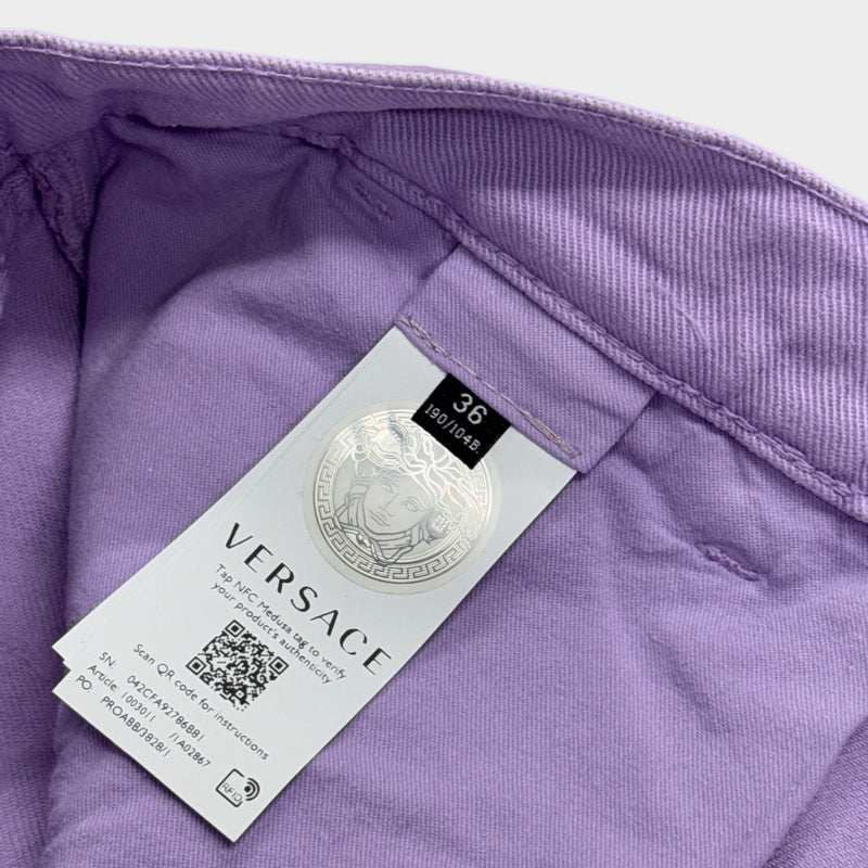 Versace Men's Lilac Jeans