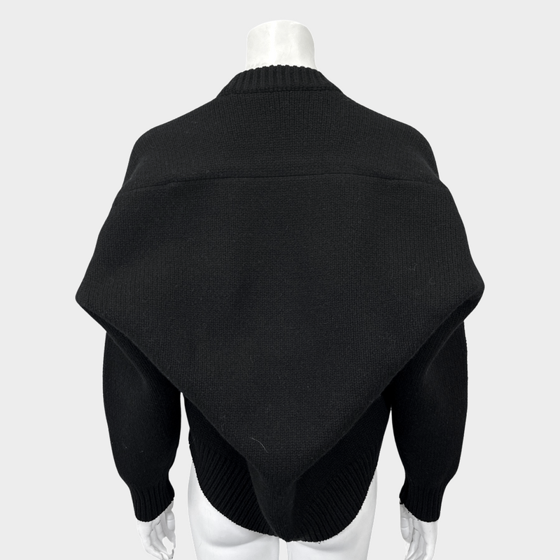 Alexander Wang women's black knitted oversized jumper
