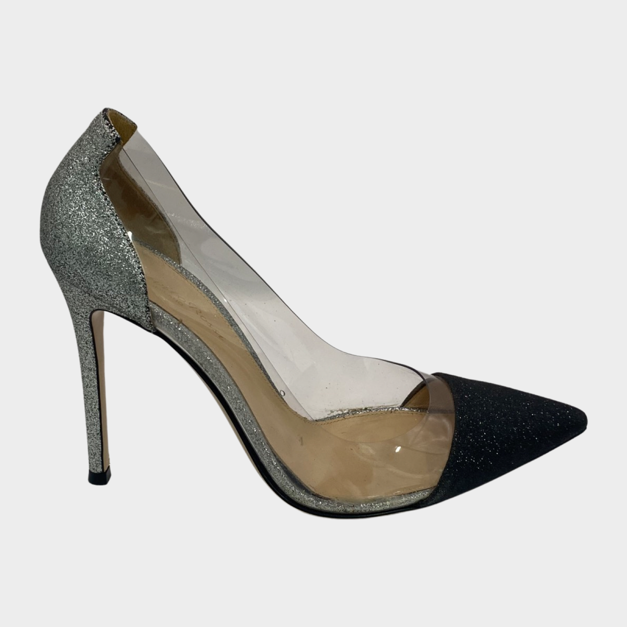 Gianvito rossi silver heels shop