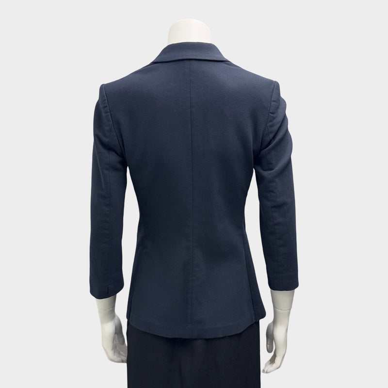 The Row Women's Cotton Navy Blazer