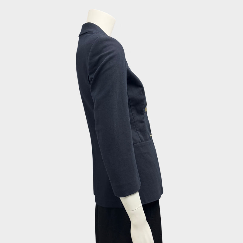 The Row Women's Cotton Navy Blazer