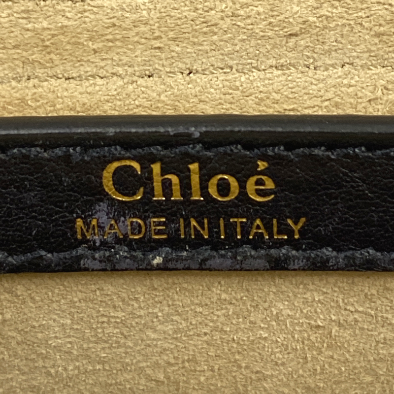 Chloe women's navy hudson suede crossbody bag