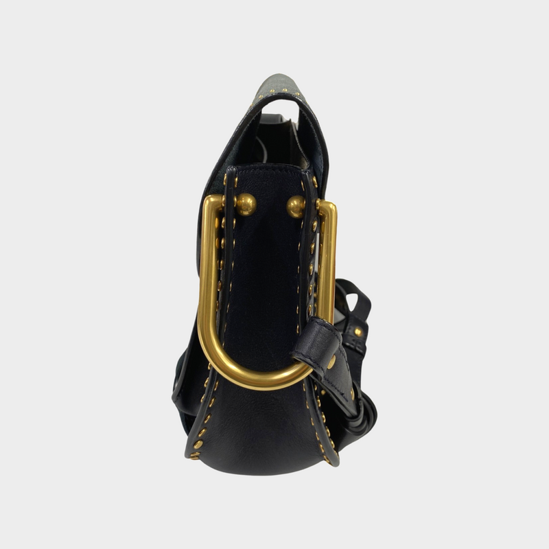 Chloe women's navy hudson suede crossbody bag