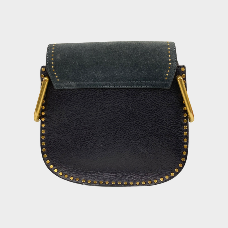 Chloe women's navy hudson suede crossbody bag