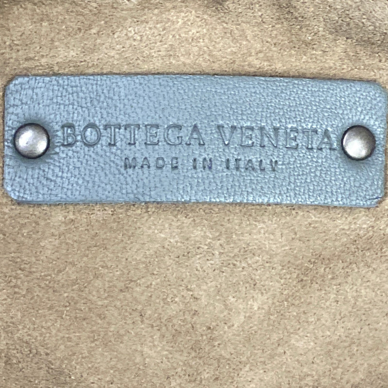 Bottega Veneta grey intrecciato weave tote bag