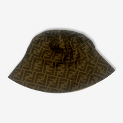 Fendi Women's Brown Zucca Print Bucket Hat