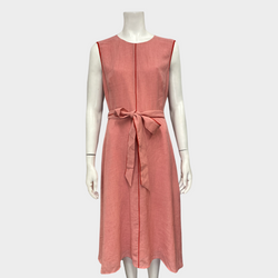 Cefinn salmon pink belted dress