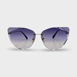 Louis Vuitton Women's Purple Diamond Shape Sunglasses