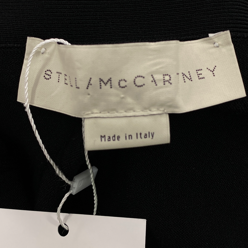 Stella McCartney black side cut out rayon dress