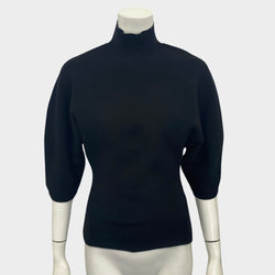 Acne Studios women's black scuba style turtleneck