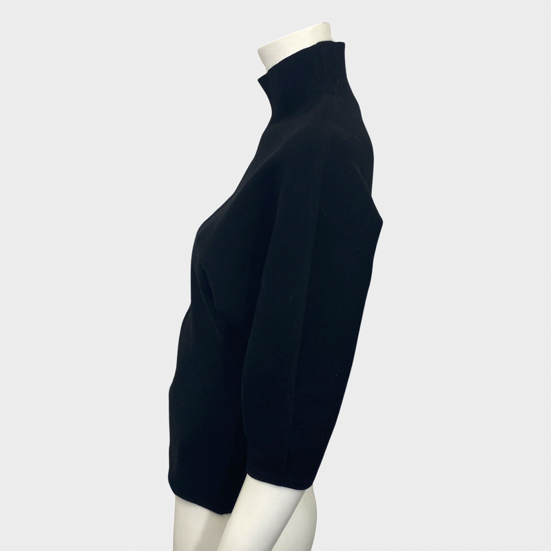 Acne Studios women's black scuba style turtleneck