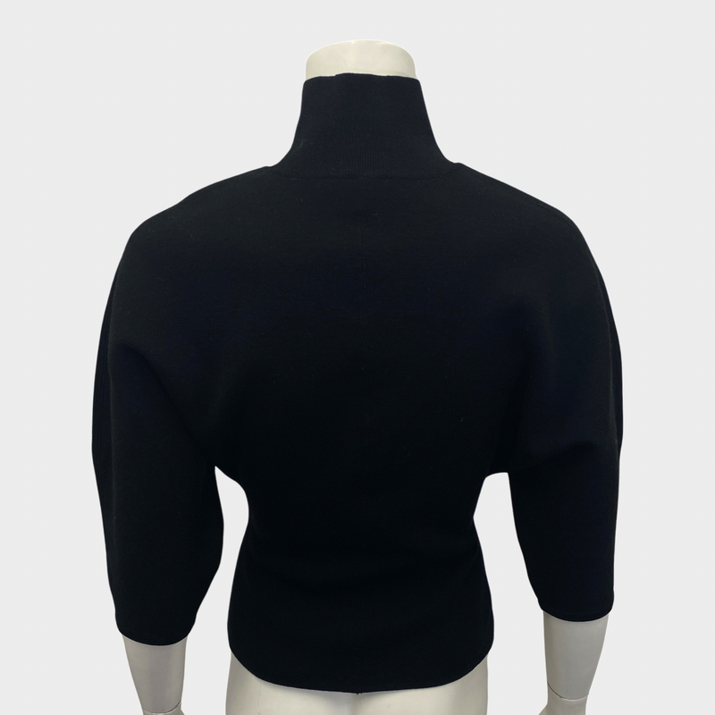 Acne Studios women's black scuba style turtleneck