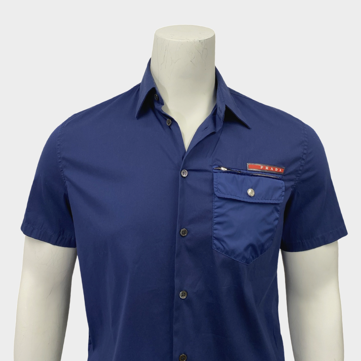 Prada blue 2025 shirt