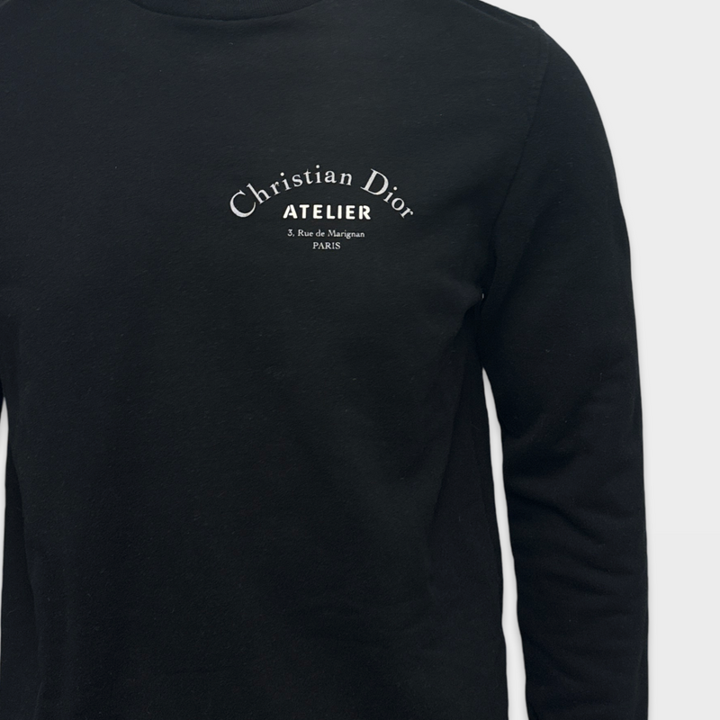 Dior Homme Atelier Black Sweatshirt