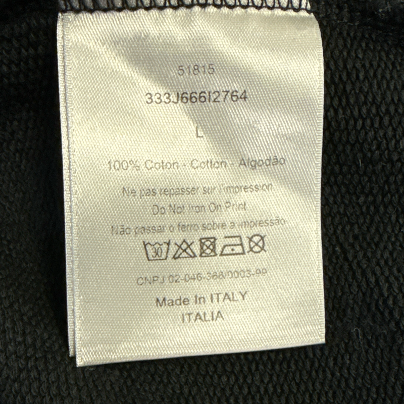 Dior Homme Atelier Black Sweatshirt
