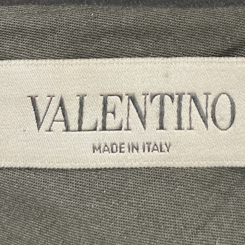 Valentino women's black three quarter wool shorts