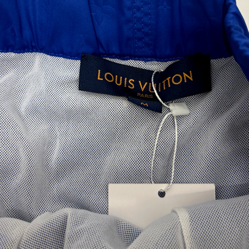 Louis Vuitton Men's Electric Blue Monogram Swim Shorts