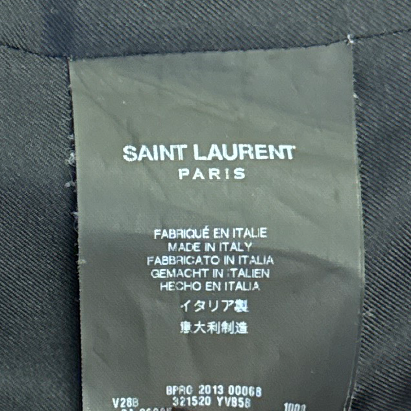 Saint Laurent Women's Black Jacket with gold buttons