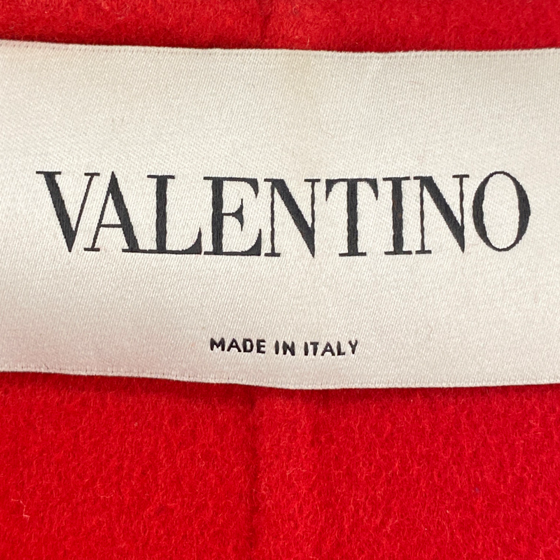 Valentino women's red wool coat
