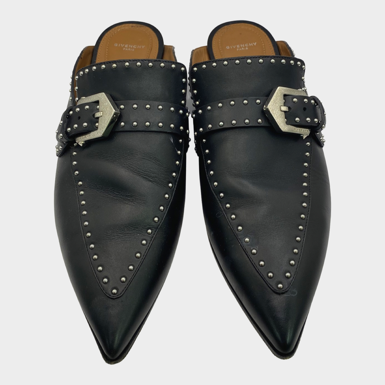 Givenchy elegant 2025 studded loafer mule