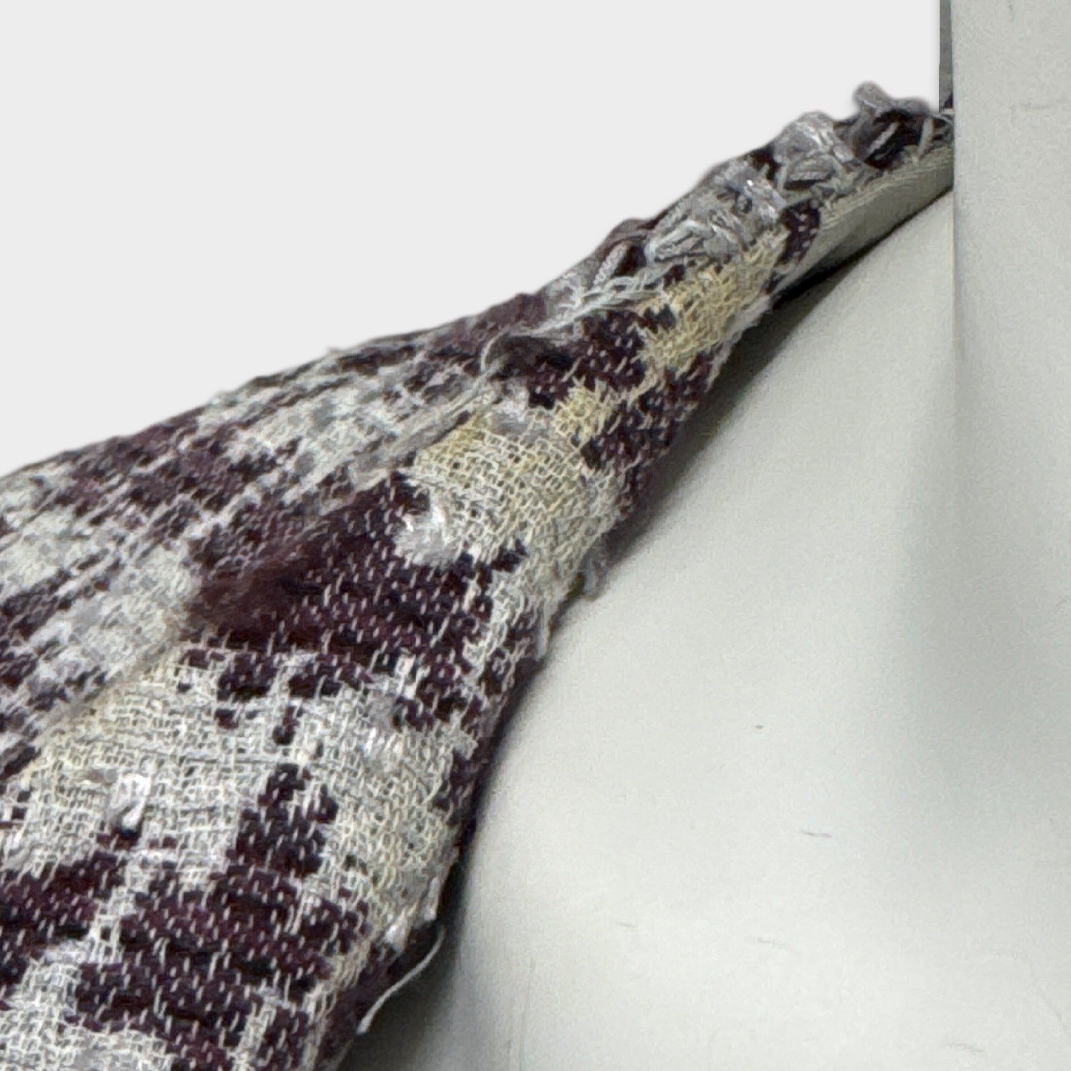 ジャケット・アウター Loop Yarn Tweed Belted DownCoat M Loop Yarn Tweed Belted Down Coat