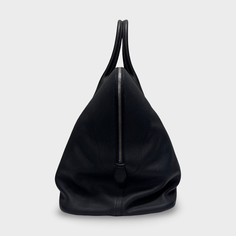 Hermès Men's Navy Grained Leather Bolide 45 Handbag