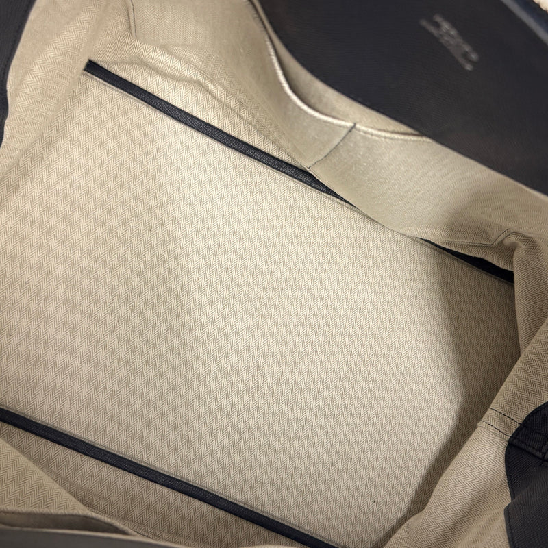 Hermès Men's Navy Grained Leather Bolide 45 Handbag