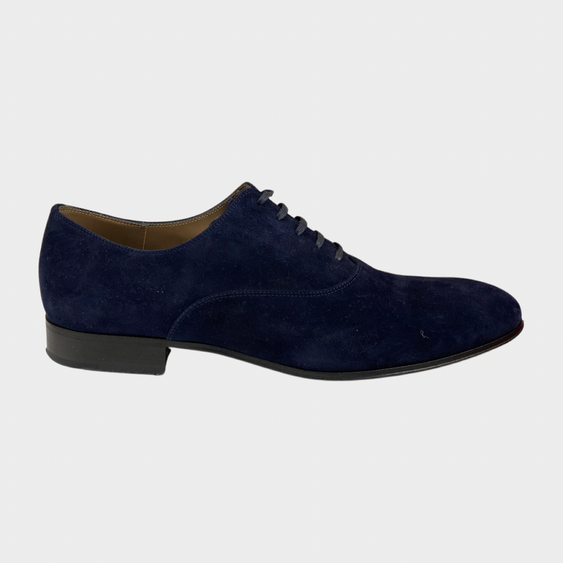 Gianvito Rossi men's navy suede loafers