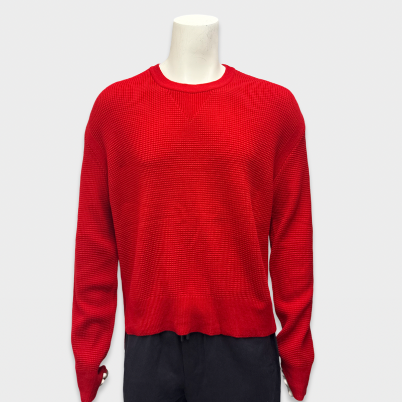 Thom Browne Men's Red wool jumper