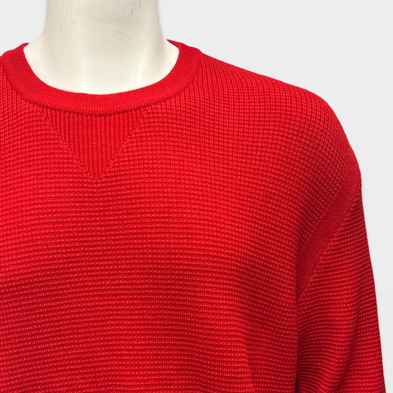 Thom Browne Men's Red wool jumper
