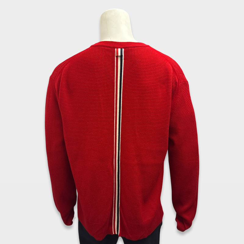 Thom Browne Men's Red wool jumper