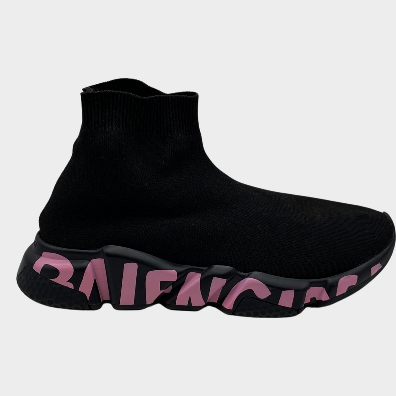 Balenciaga black speed trainer womens on sale