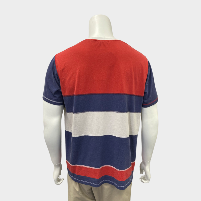 Balmain men's red logo t-shirt