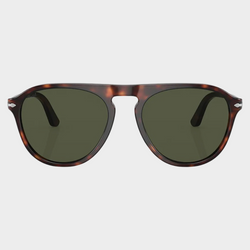 Persol men's havana pilot shaped sunglasses