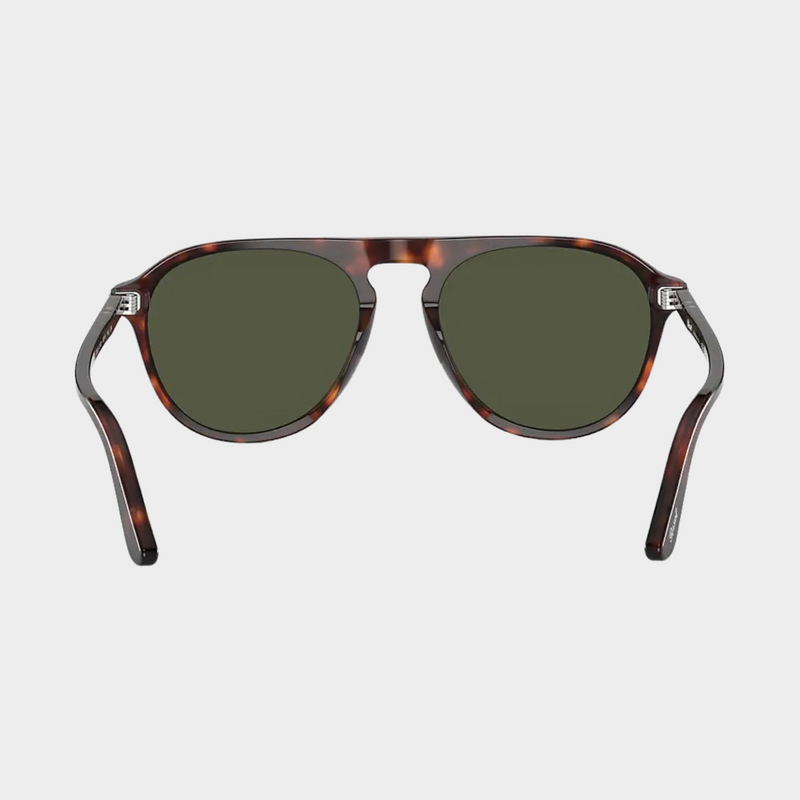Persol men's havana pilot shaped sunglasses