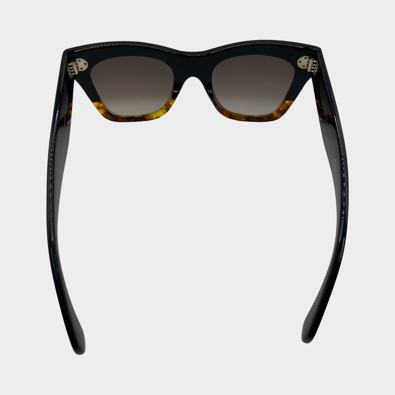 Celine women's Gradient square tortoise shell sunglasses