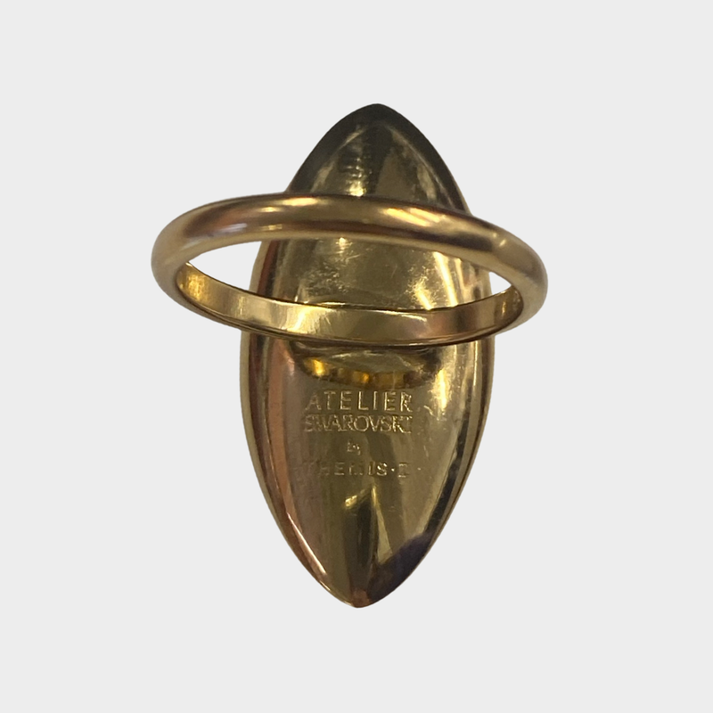 Themis Z Swarovski evil eye ring