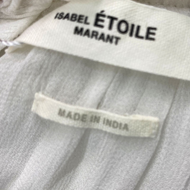 Isabel Marant women's white cotton boho summer blouse
