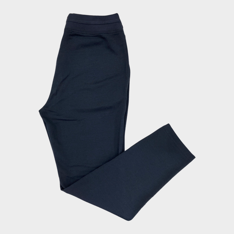 Loro Piana men's navy cotton joggers