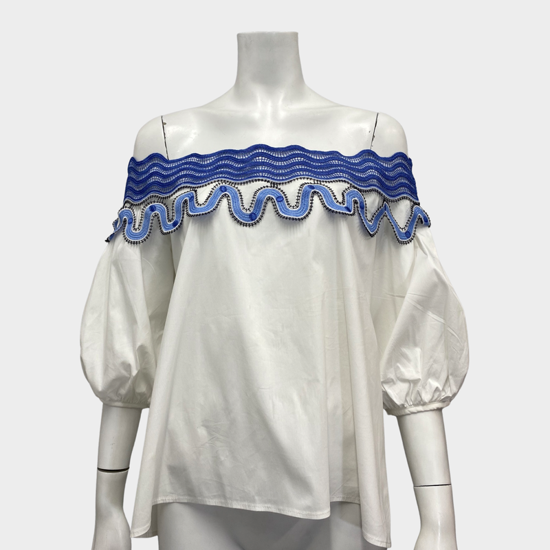 PETER PILOTTO white cotton blouse
