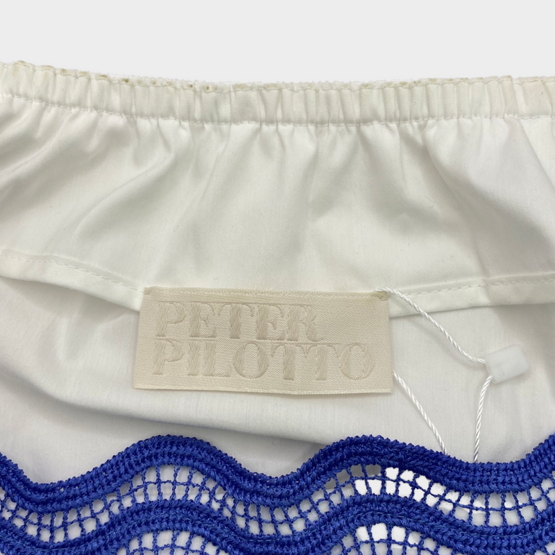 PETER PILOTTO white cotton blouse