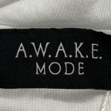 a.w.a.k.e. mode トップス Awake mode women's white cotton top with slipper – Loop
