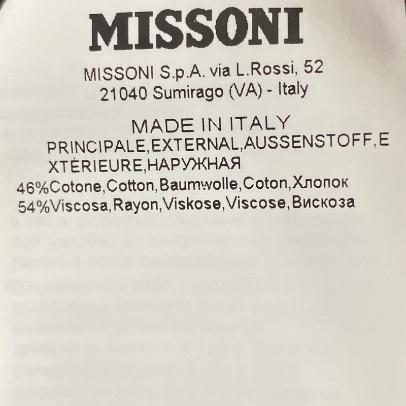 Missoni multicoloured striped trousers