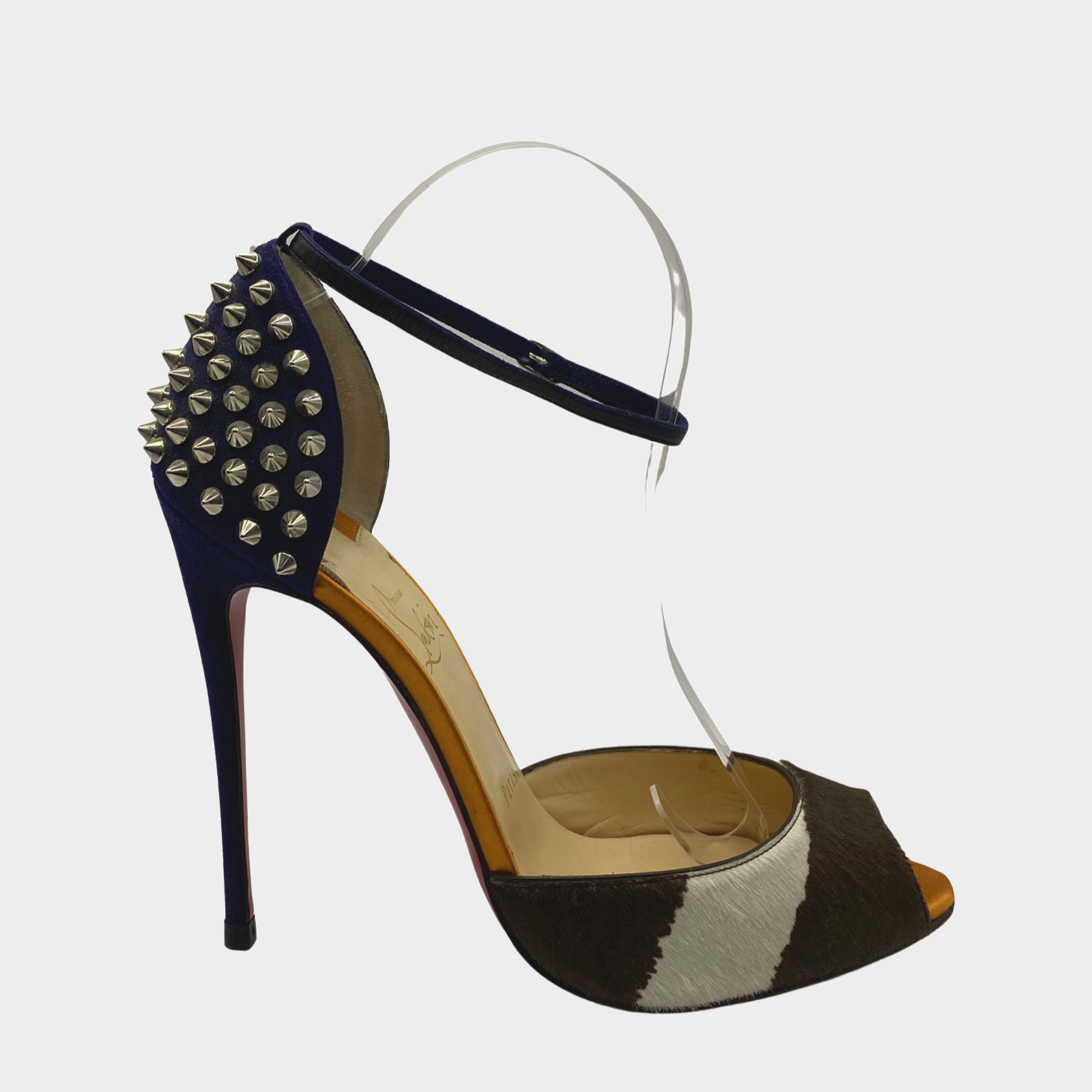CHRISTIAN LOUBOUTIN Size 6.5 AIMANTACLOU Denim Blue Heels Pumps Shoes 36.5  Eur | eBay