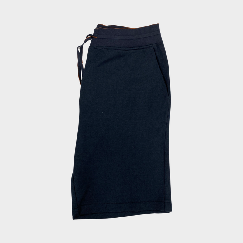 Loro Piana men's navy cotton shorts