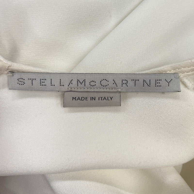 Stella McCartney women's white top with palms embroidered
