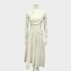 Zimmermann women's ecru linen dress