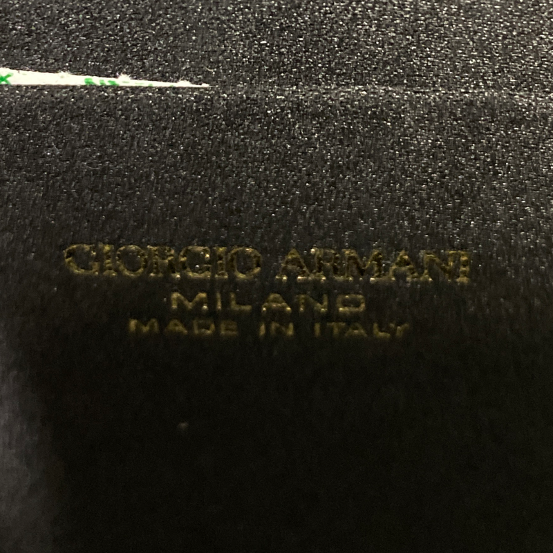 Giorgio Armani women's black clutch with chain