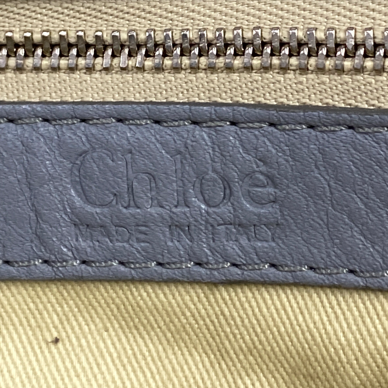 Chloe women's grey leather paddington leather satchel bag
